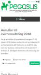 Mobile Screenshot of pegasusgbg.se