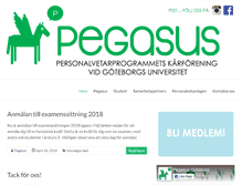 Tablet Screenshot of pegasusgbg.se